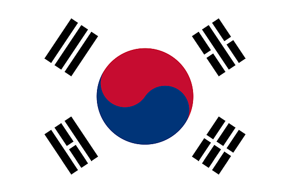 korea południowa flaga