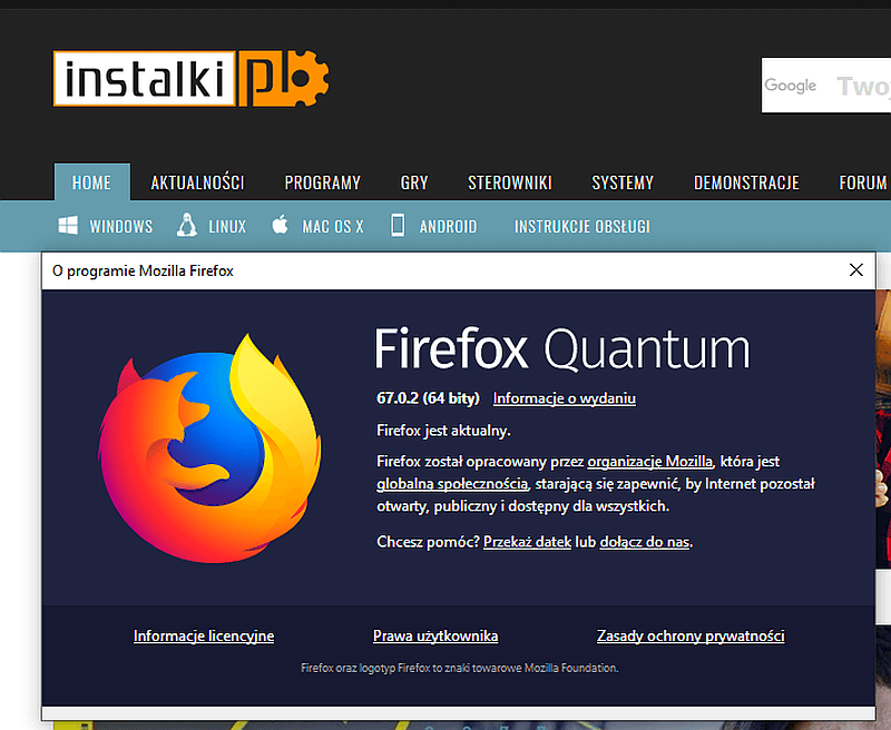 firefox 67.0.2 instalki pobierz