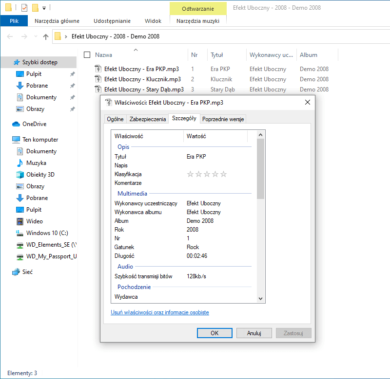 Windows tagowanie MP3