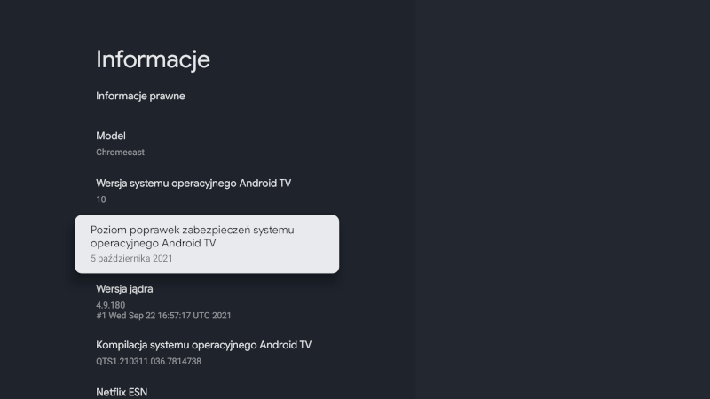 Chromecast with Google TV w końcu z aktualizacją. Poprawki przed Android TV 12?