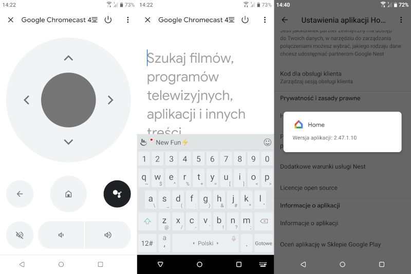 Nowy pilot do TV w aplikacji Google Home na Androida z pierwszą aktualizacją