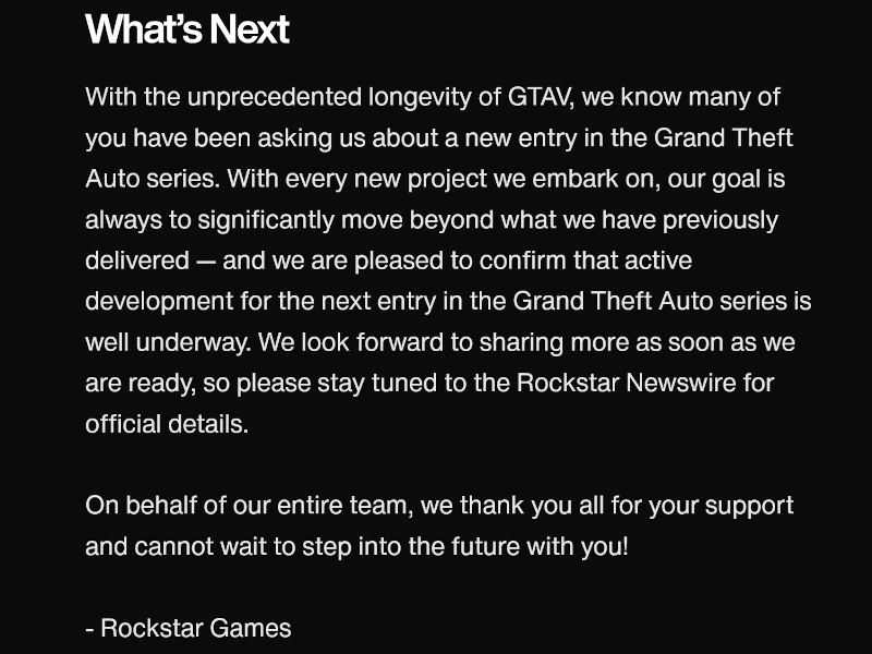 GTA VI w drodze? Rockstar oficjalnie potwierdza pracę nad nowym GTA