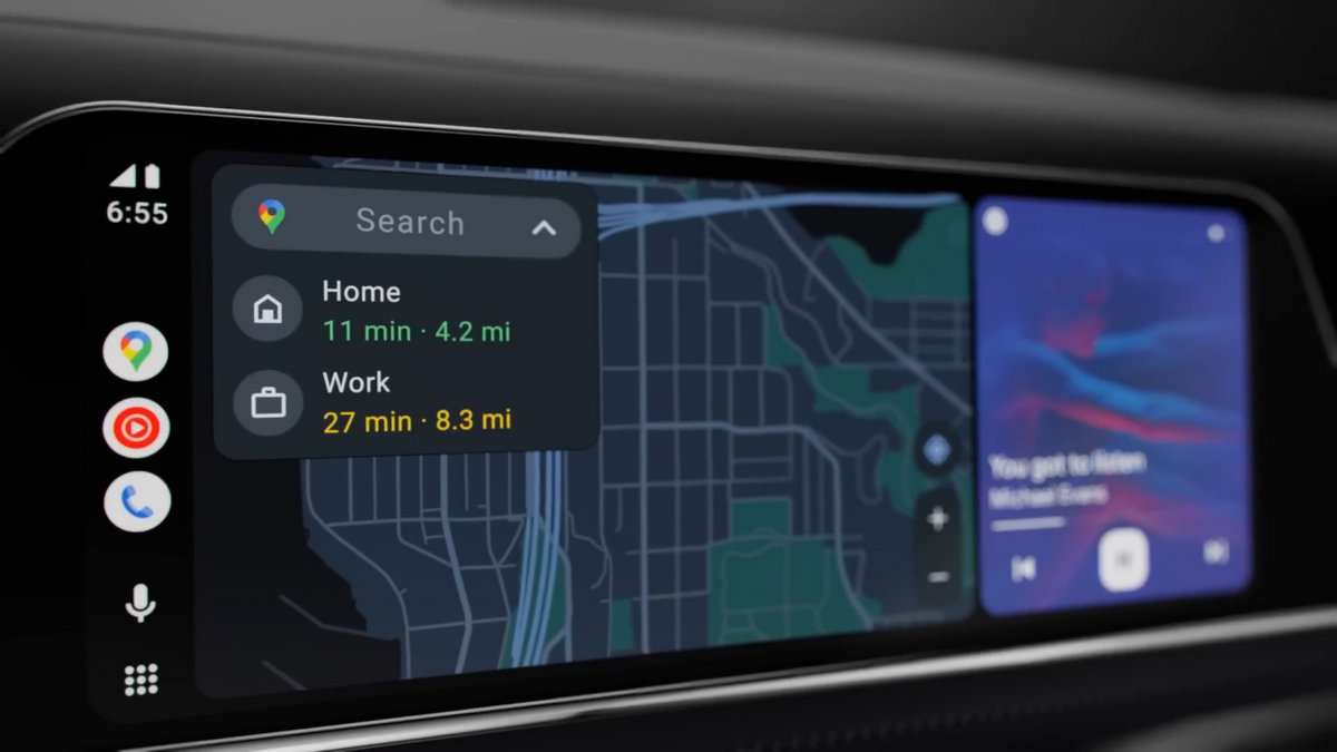 Mapy Google na Android Auto