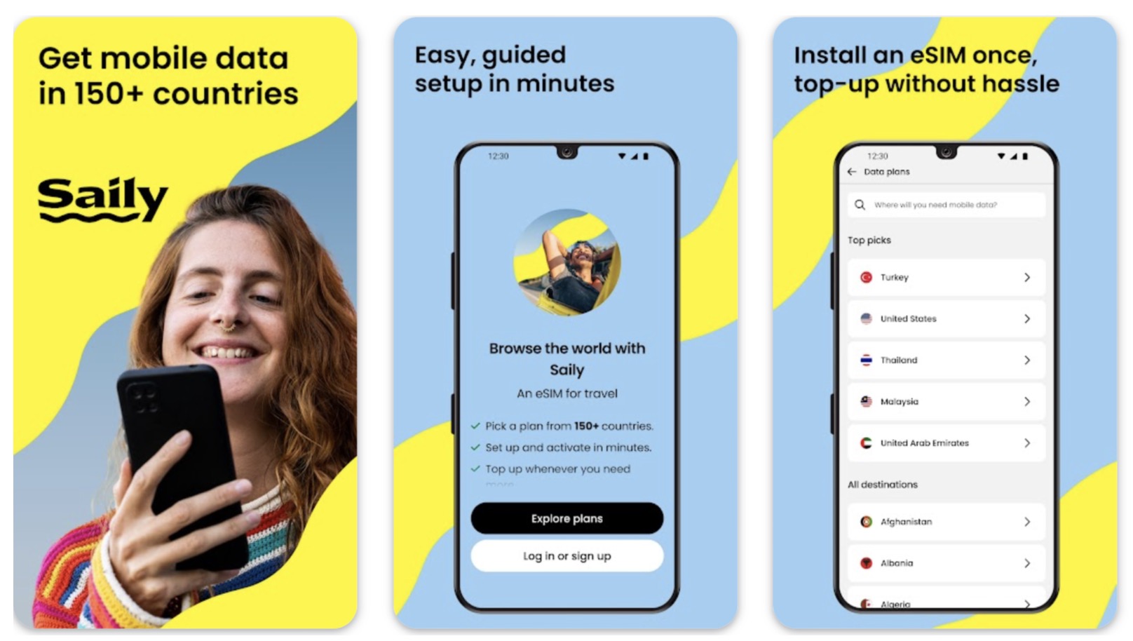 Saily: An eSIM travel app
