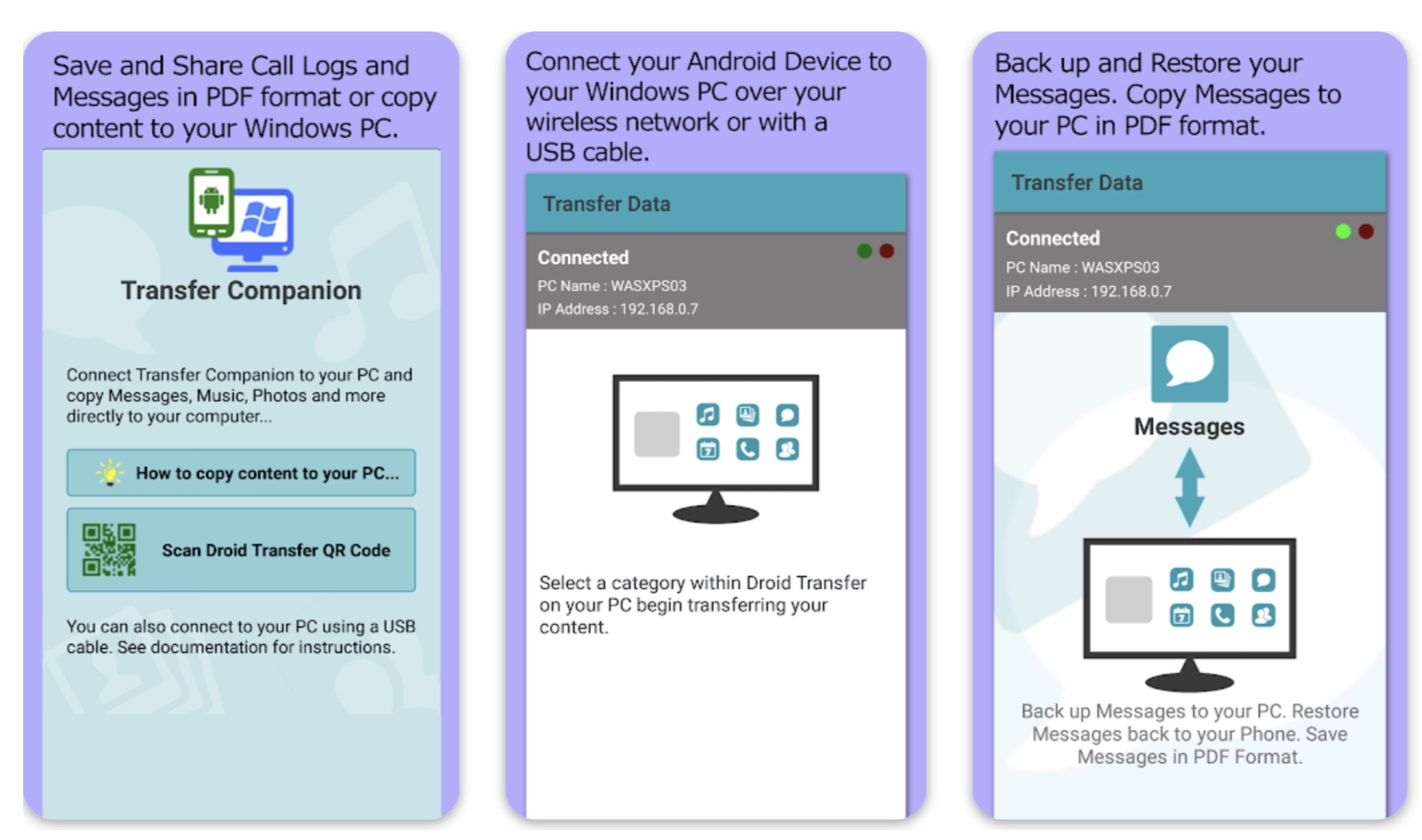 Transfer Companion: SMS Backup