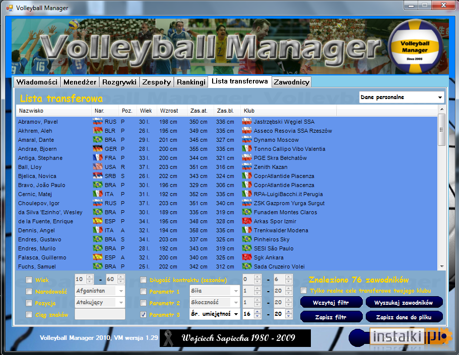 Volleyball Manager 2010