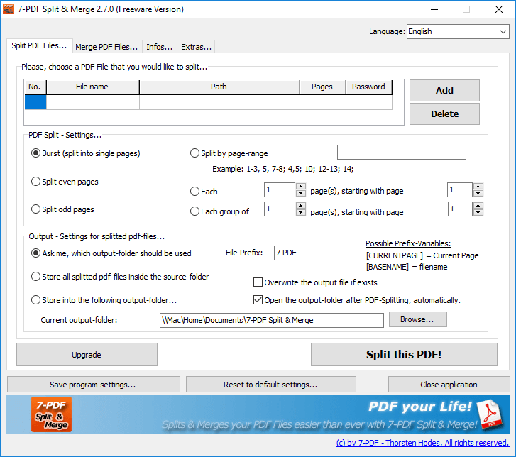 7-PDF Split & Merge