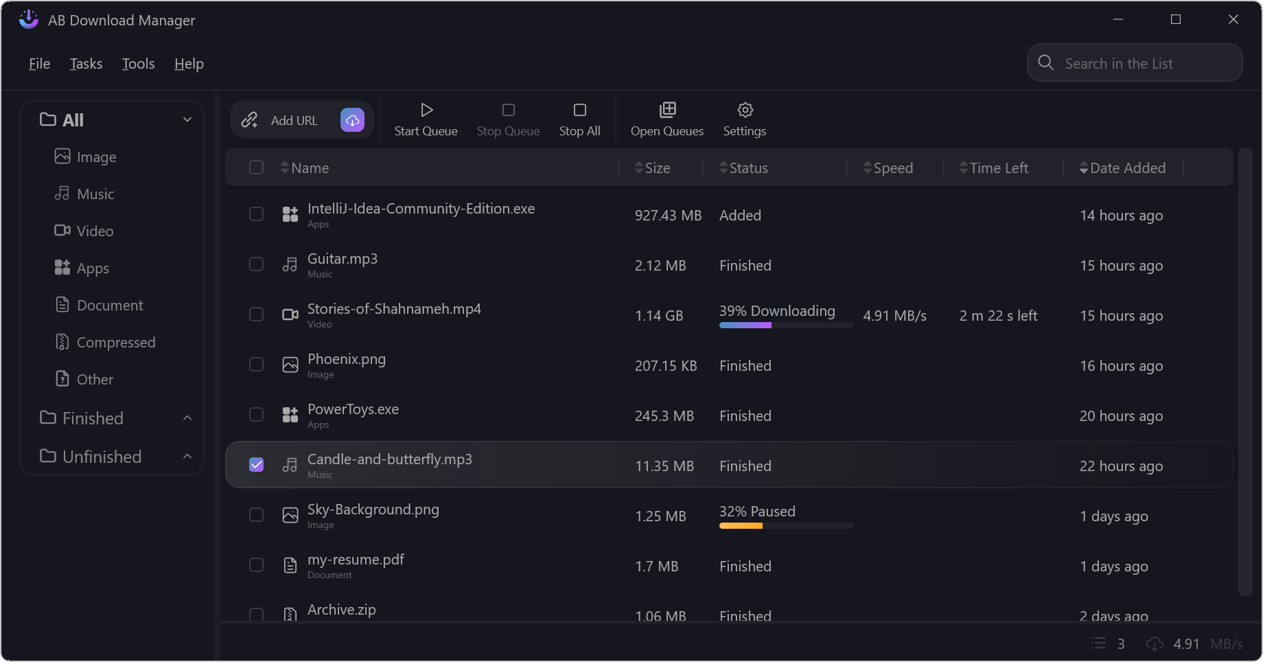 AB Download Manager