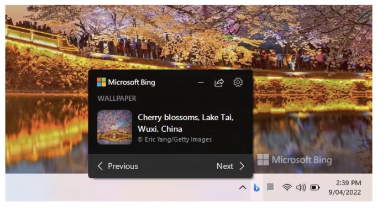 Bing Wallpaper