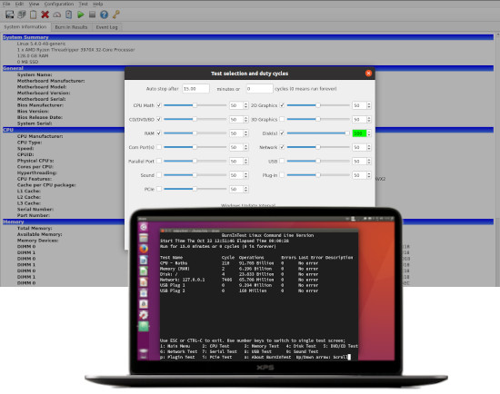 BurnInTest Linux