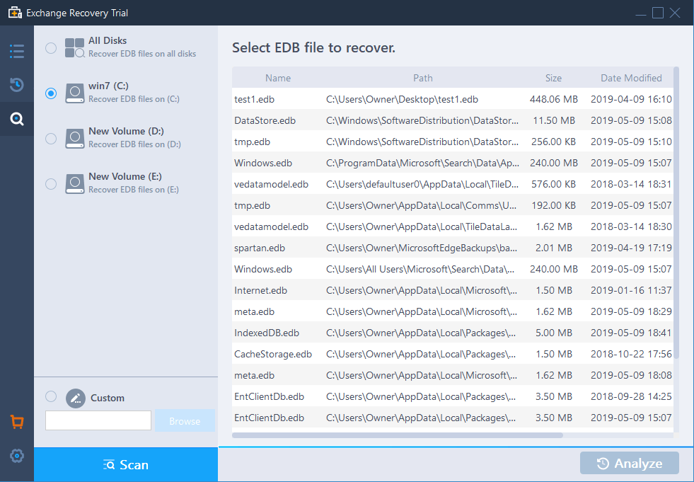 EaseUS Exchange Recovery