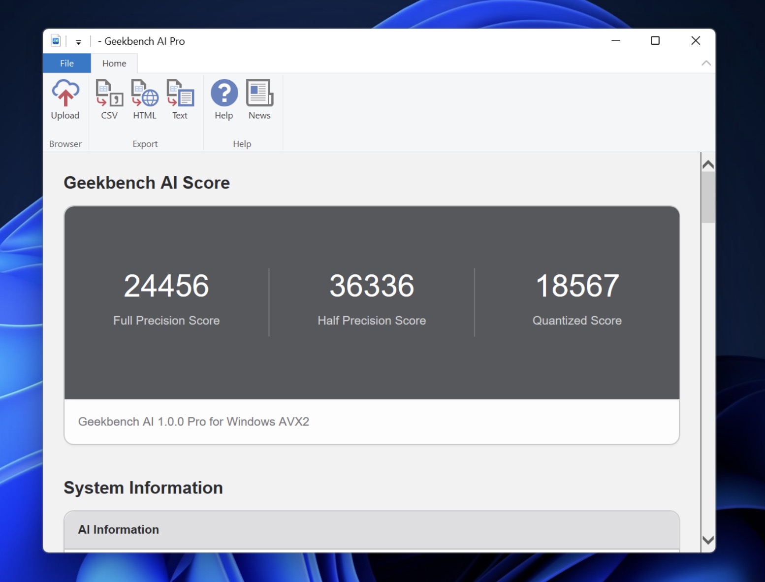 Geekbench AI