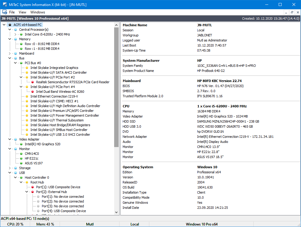 MiTeC System Information X