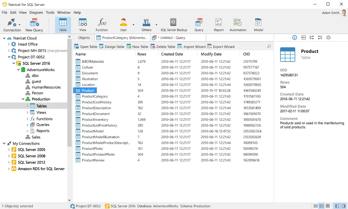 Navicat for SQL Server