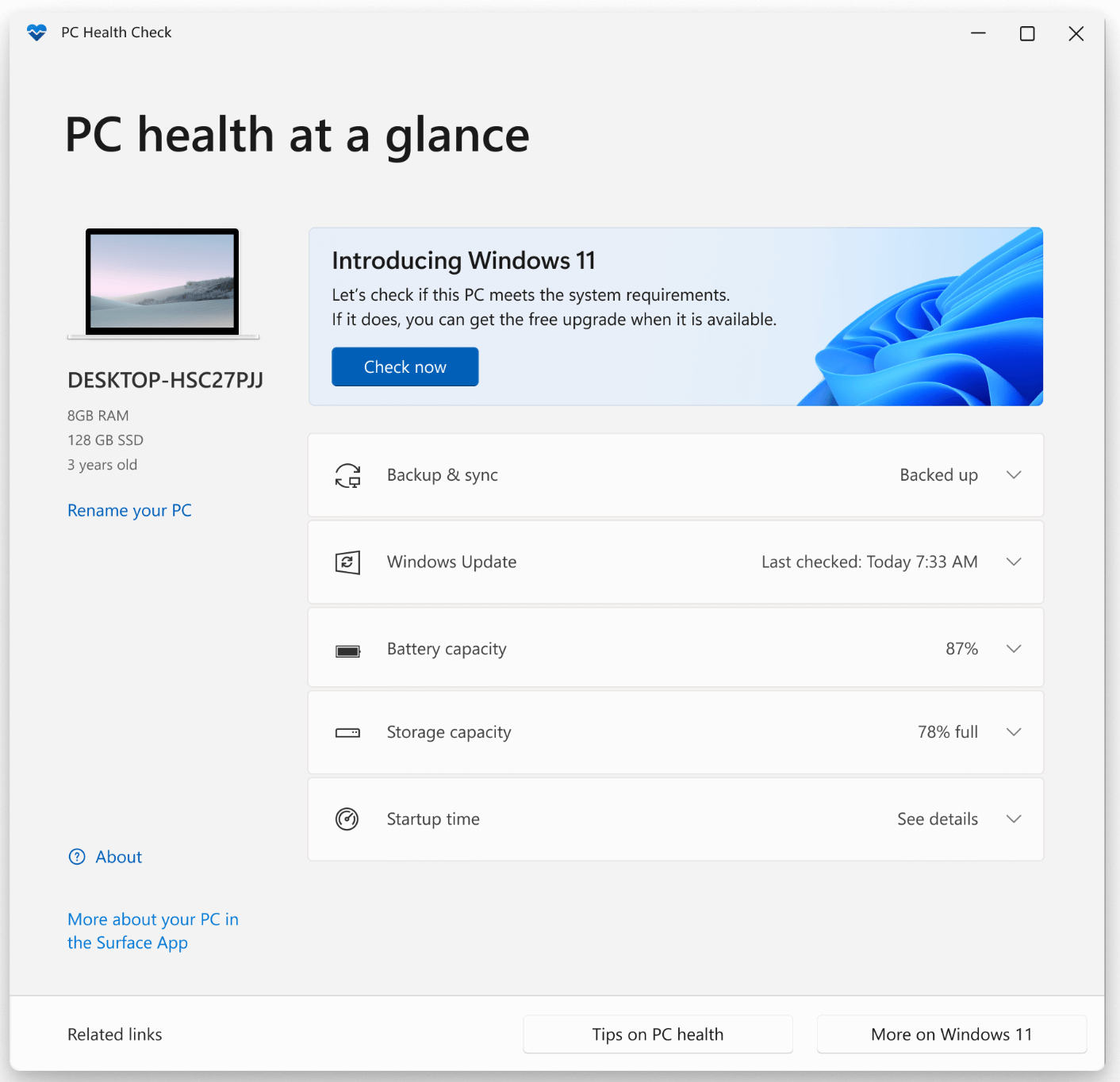 PC Health Check