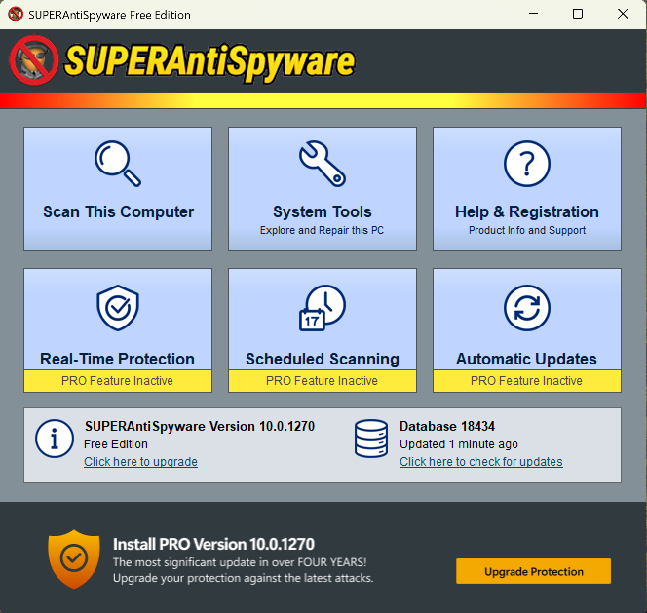 SUPERAntiSpyware Free Edition