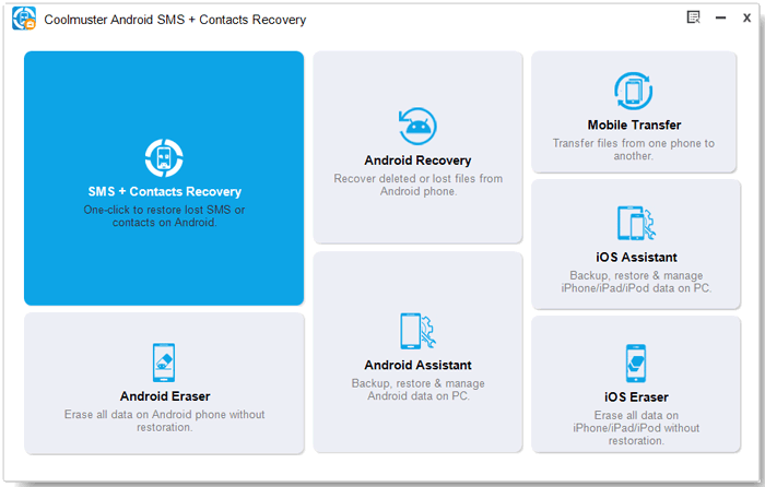 Coolmuster Android SMS + Contacts Recovery