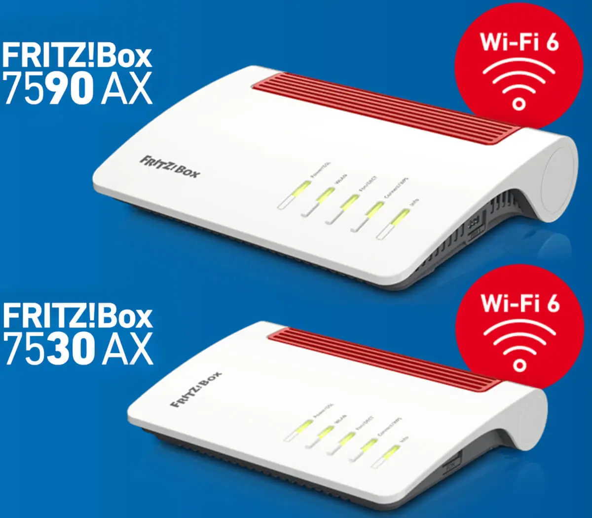 Dwa nowe szybkie routery Fritz!Box z WiFi 6 ax, DECT i wspierające sieć mesh