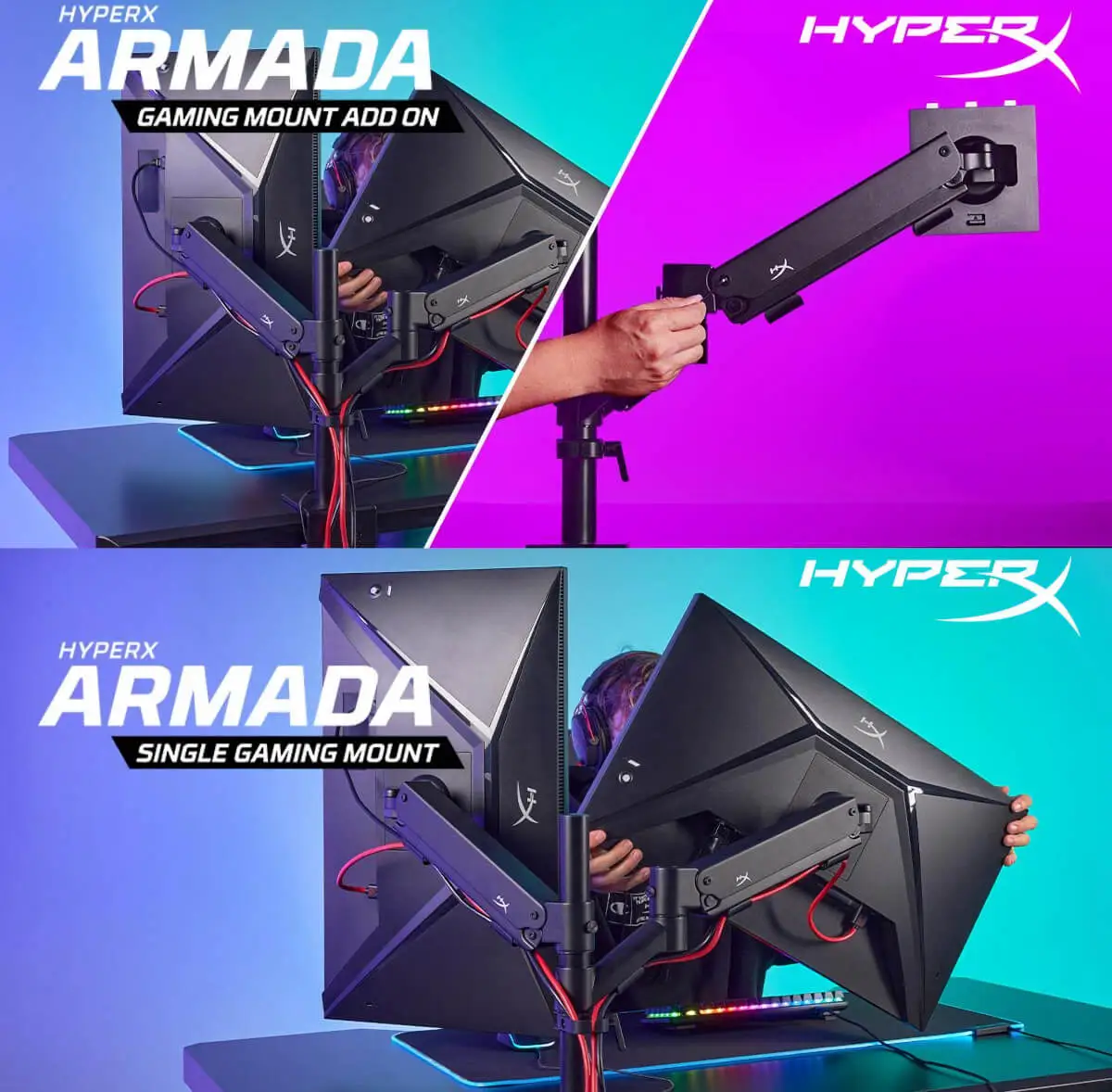 HyperX zapowiada wejście na rynek monitorów gamingowych z serią Armada