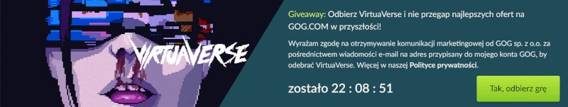 VirtuaVerse za darmo na GOG. Spieszcie się, to już końcówka GOG Summer Sale 2022