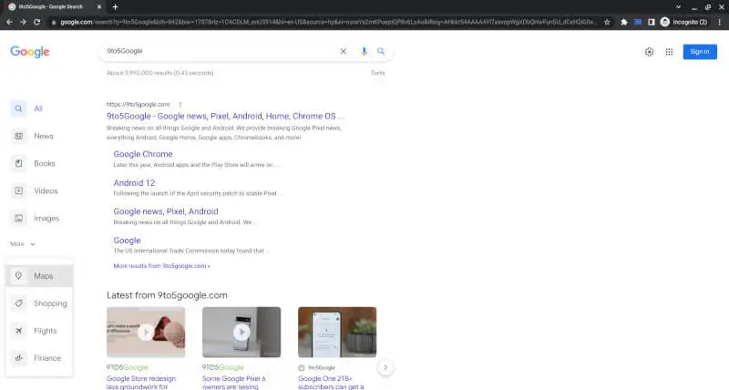 Wyszukiwarka Google testuje nowy układ. Przeniesiono interfejs w inne miejsce