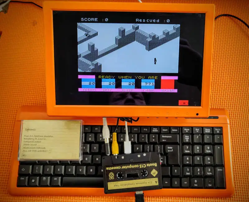 To wcale nie kaseta. Projekt świetnie wyglądającego emulatora ZX Spectrum