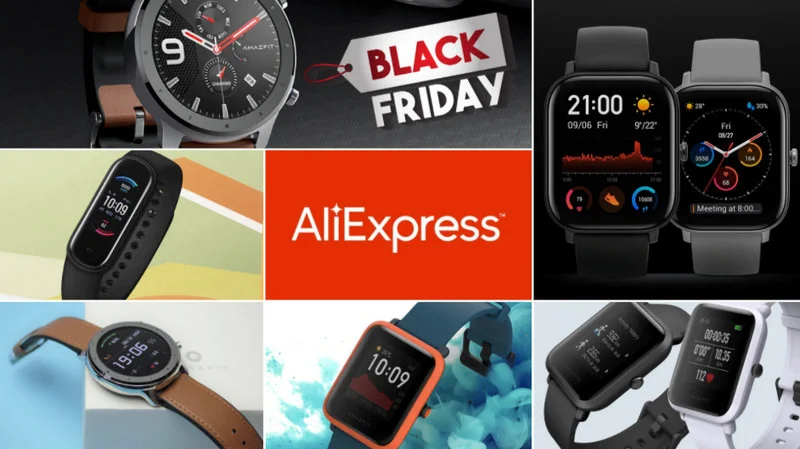 Zegarki Amazfit w promocji na AliExpress (Black Friday)