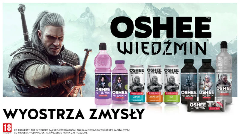 Wiedźmińskie eliksiry dla każdego. Rusza współpraca OSHEE i CD PROJEKT RED