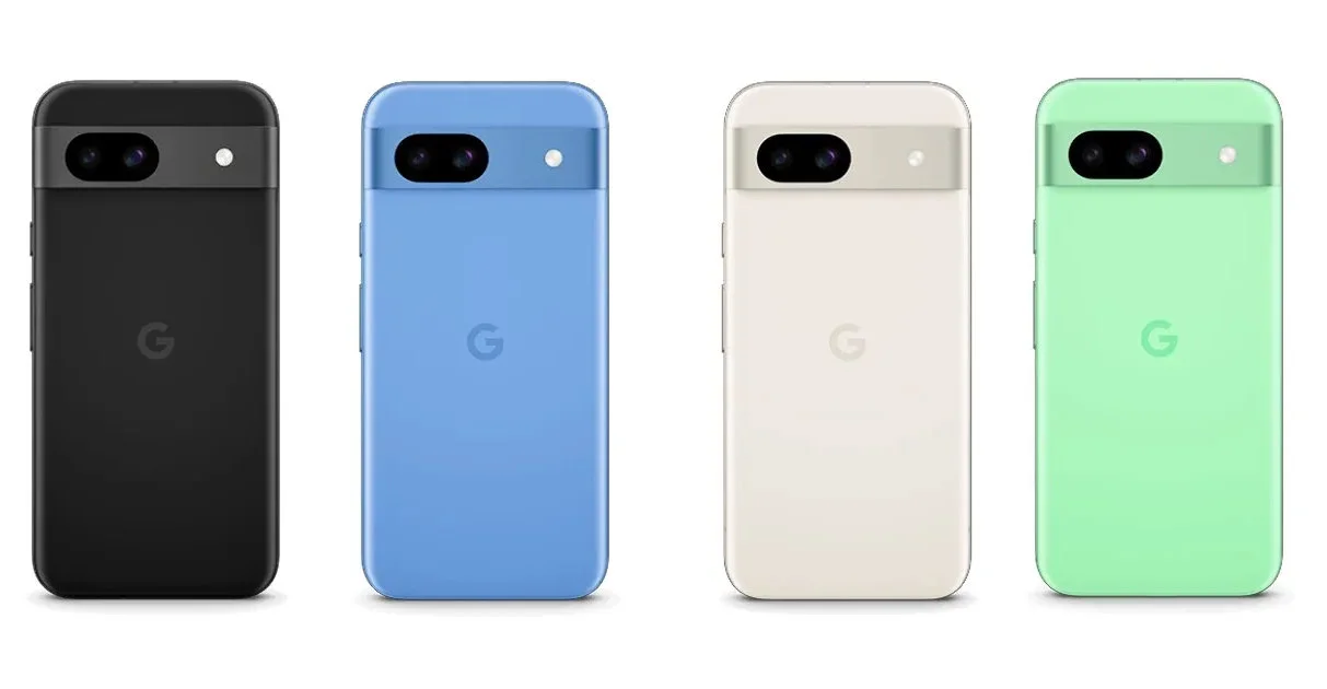 Google Pixel 8a - dostępne warianty kolorystyczne / foto. MySmartPrice 