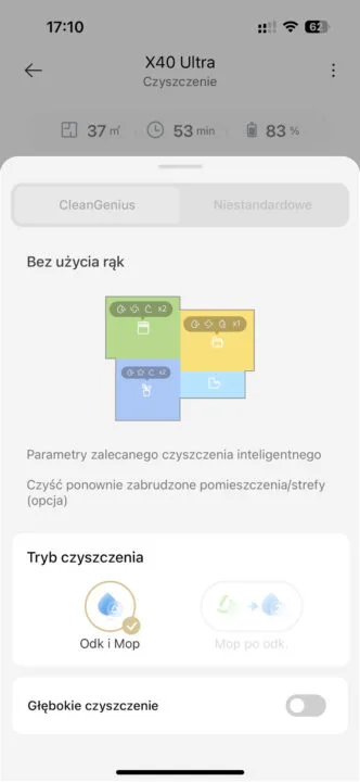 Aplikacja Dreamehome - CleanGenius