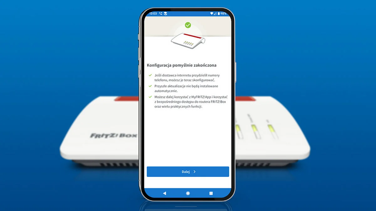 Aplikacja MyFRITZ!App z nowym kreatorem konfiguracji