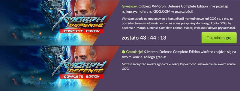 X - Morph Defense Complete Edition za darmo na GOG przez 48 godzin