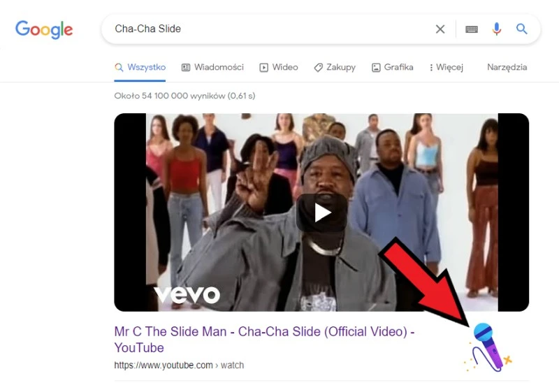 cha cha slide google