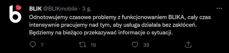 BLIK nie działa. Na Allegro nie zapłacicie też szybkimi przelewami PayU i Przelewy24