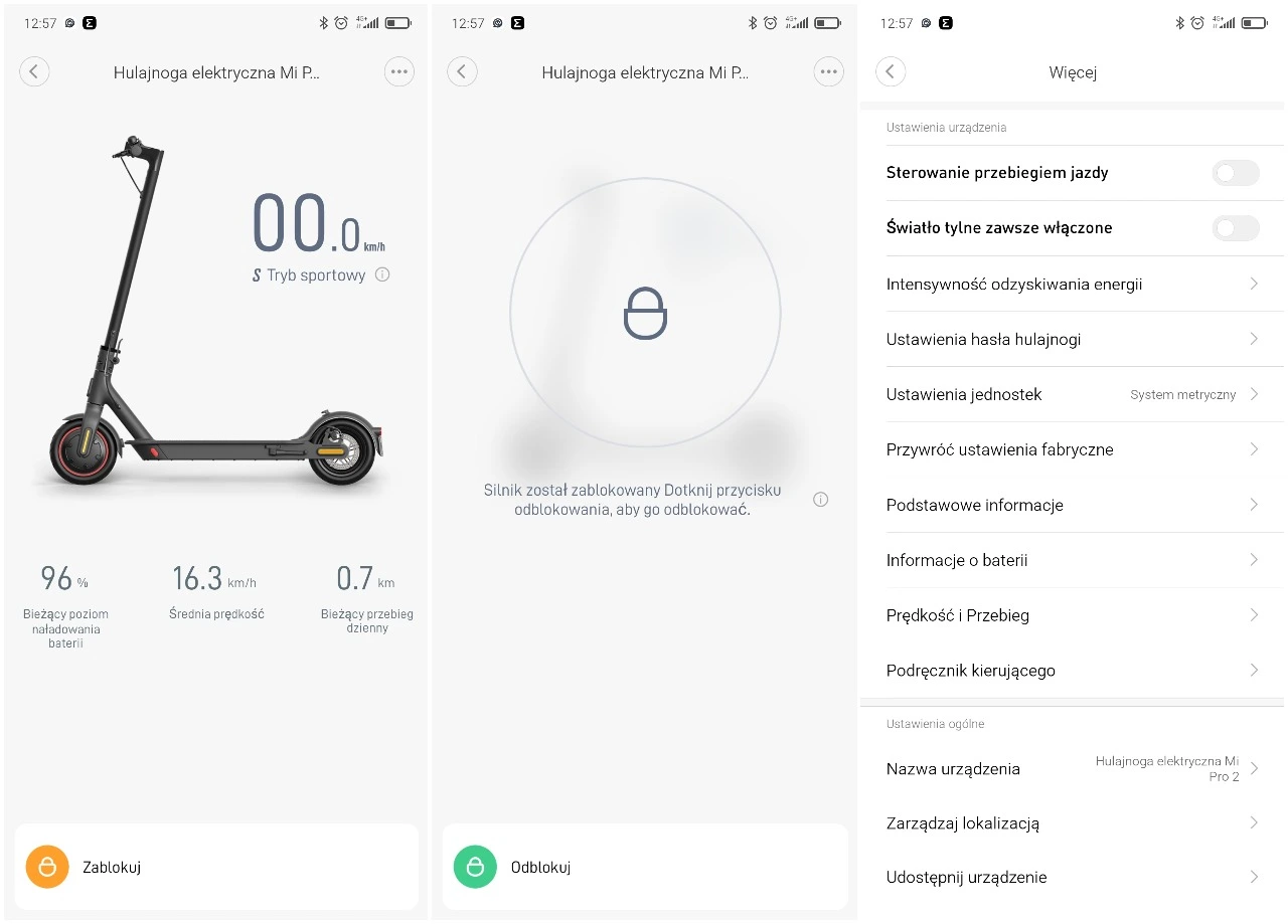 Xiaomi Mi Scooter Pro 2 recenzja test aplikacja