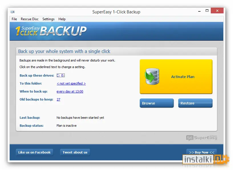 SuperEasy 1-Click Backup