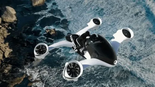 Czeski latający motocykl Airwolf eVTOL jest zwinny niczym koliber