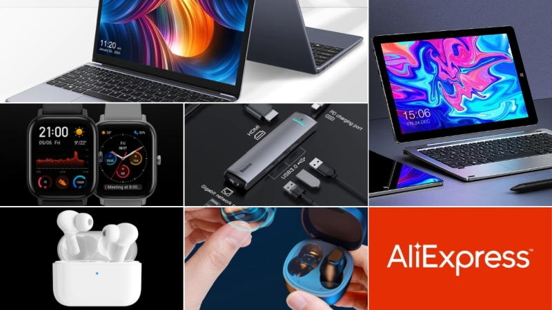 Laptopy, smartwatch’e i słuchawki. Najlepsze okazje z AliExpress