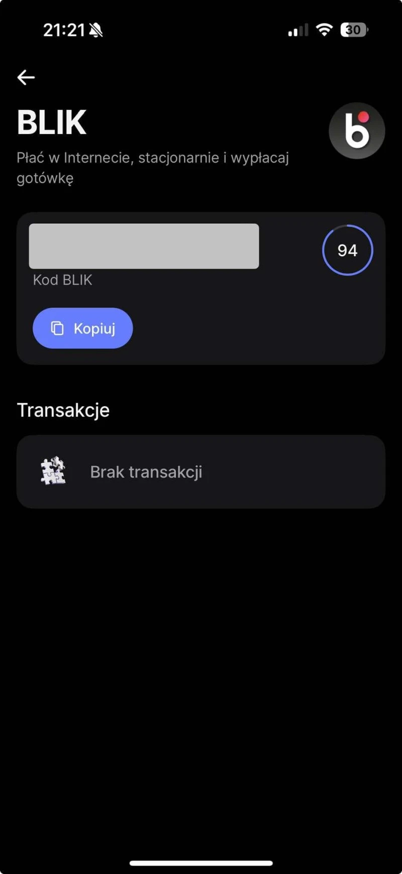 BLIK w Revolut