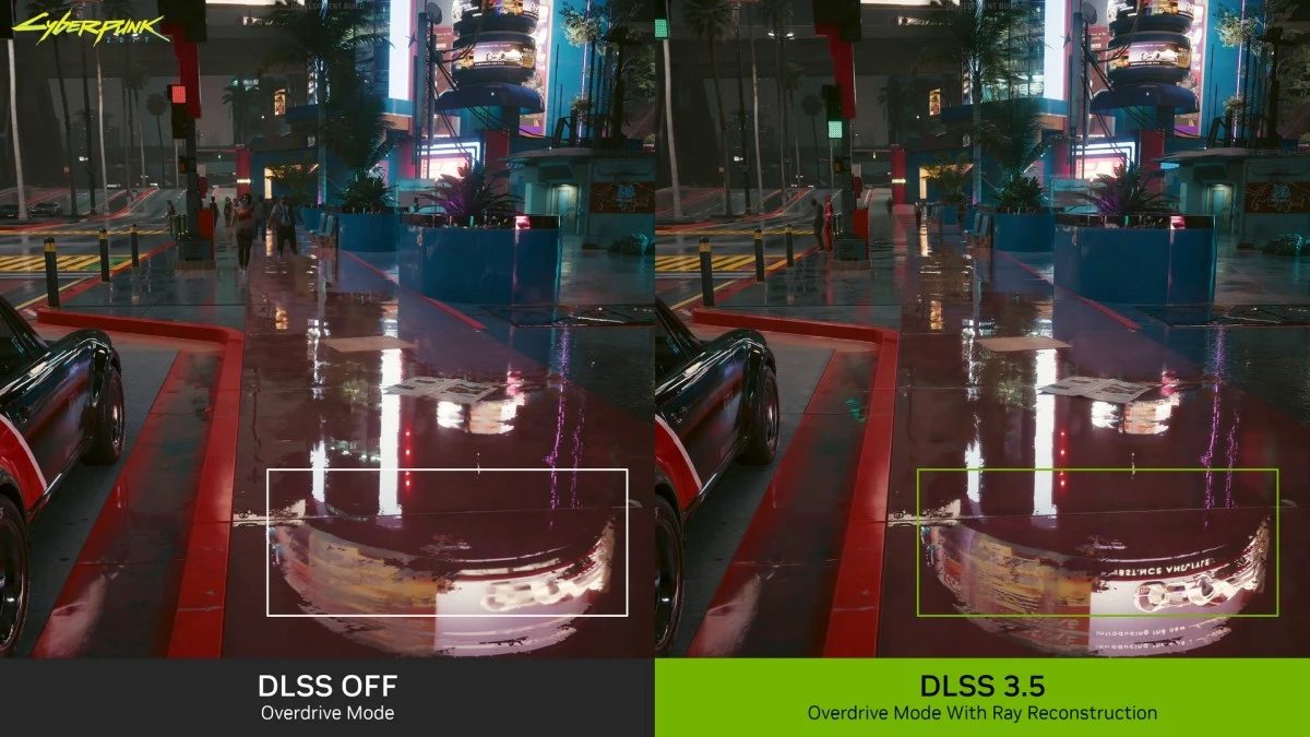 NVIDIA DLSS 3.5 cyberpunk 2077