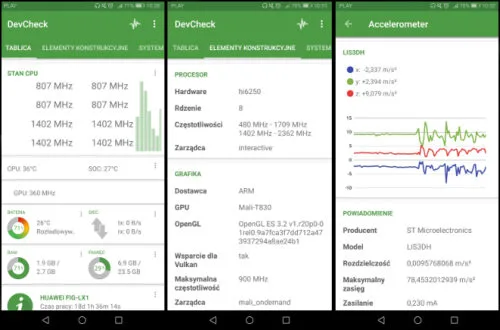 DevCheck – sprawdź, co w smartfonie piszczy (recenzja)