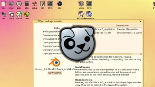 EasyOS 6.2 następca puppy linux