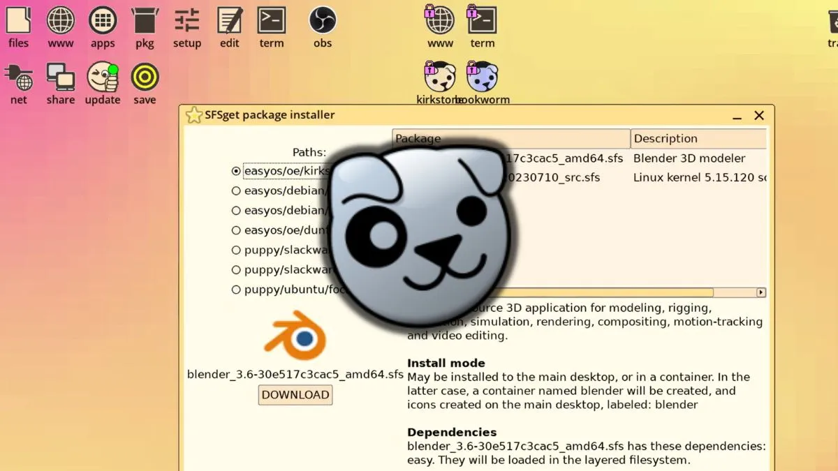 Jest już nowy EasyOS 6.2, darmowy następca Puppy Linux