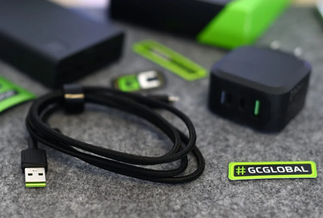 Ładowarka 65W GaN GC PowerGan oraz kabel Lightning 1,2m Green Cell PowerStream