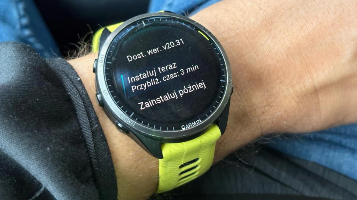 Jest już aktualizacja dla zegarków Garmin o numerze 20.31. Co nowego?