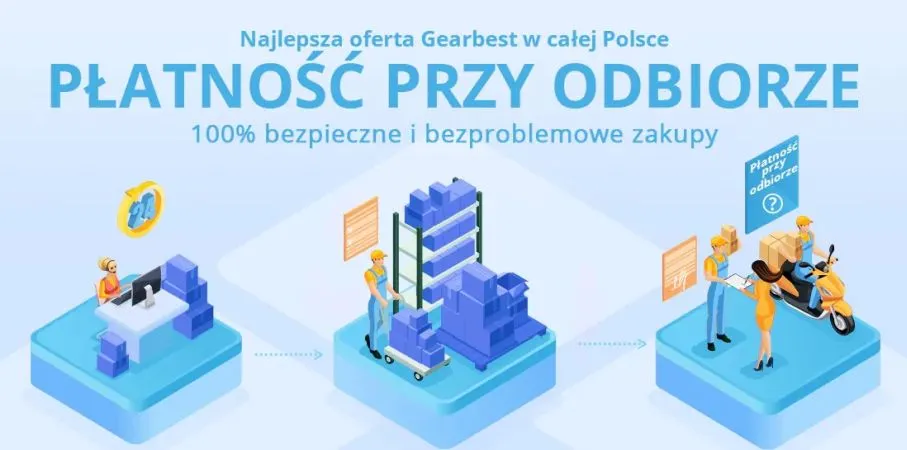 GearBest  wprowadza nową metodę płatności – płać przy odbiorze