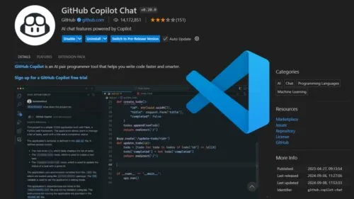 Visual Studio Code 1.93 – aktualizacji GitHub Copilot ciąg dalszy