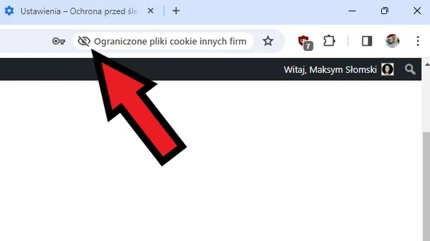 ochrona przed śledzeniem google chrome cookies