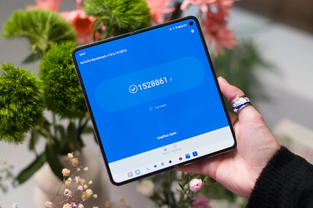 Wynik OnePlus Open w teście AnTuTu