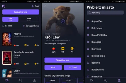 Kinolek – przemyślany niezbędnik kinomaniaka (recenzja aplikacji)
